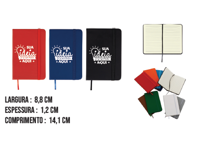 Caderneta Emborrachada Moleskine